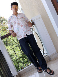 The Indian Garage Co Men Relaxed Fit Indie FLoral Printed Resortwear Shirt