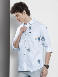 The Indian Garage Co Pure Cotton Animal Printed Casual Shirt