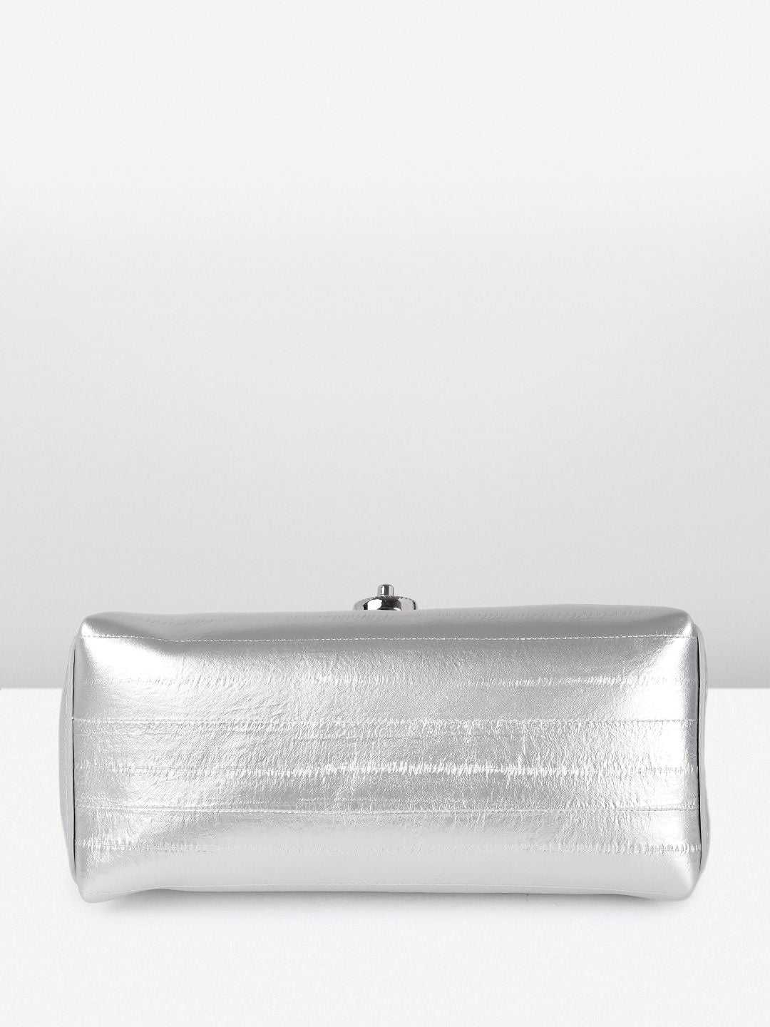 DressBerry Textured Structured Satchel Bag