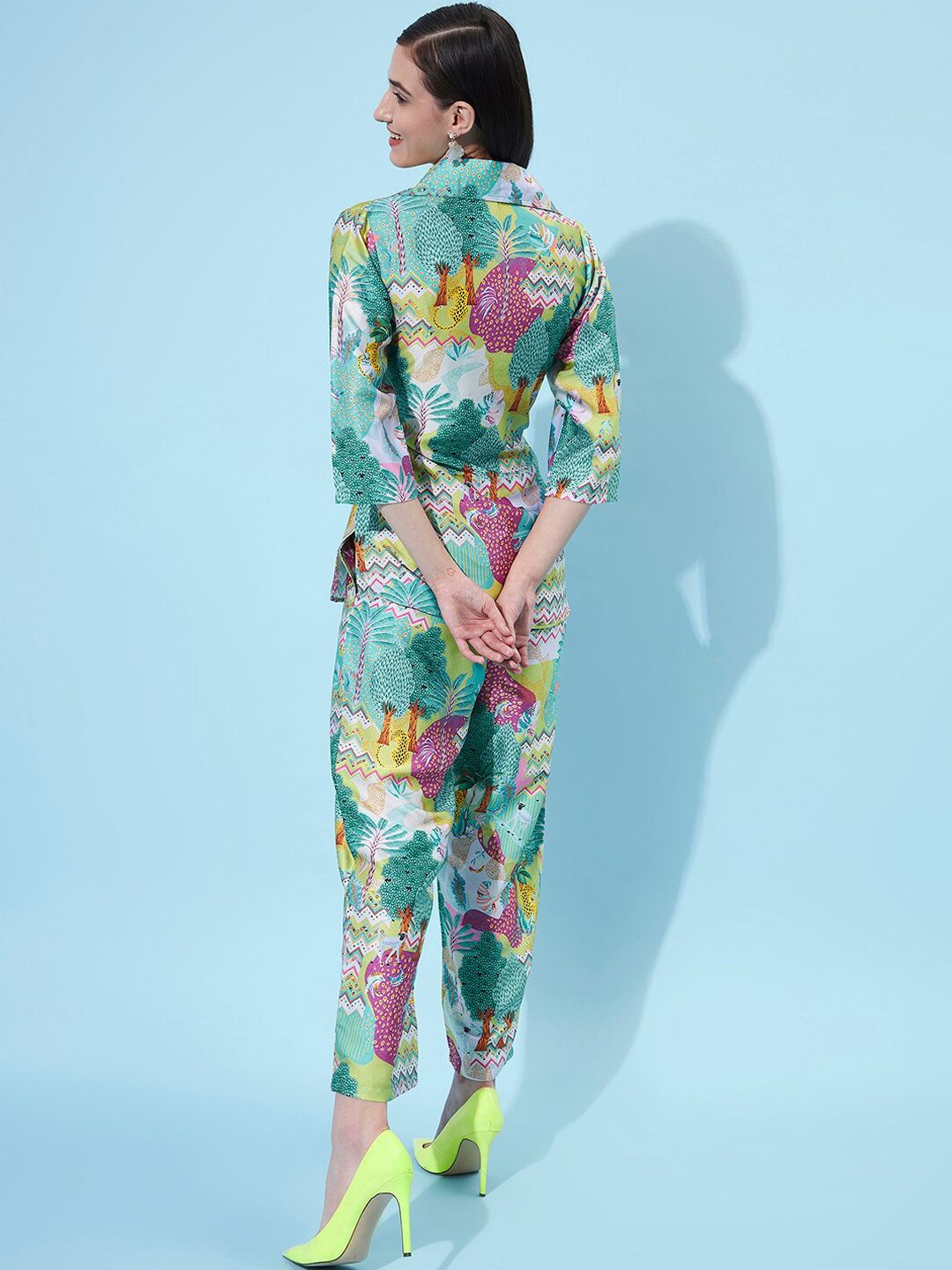 Athena Women Tropical Printed Co-Ords