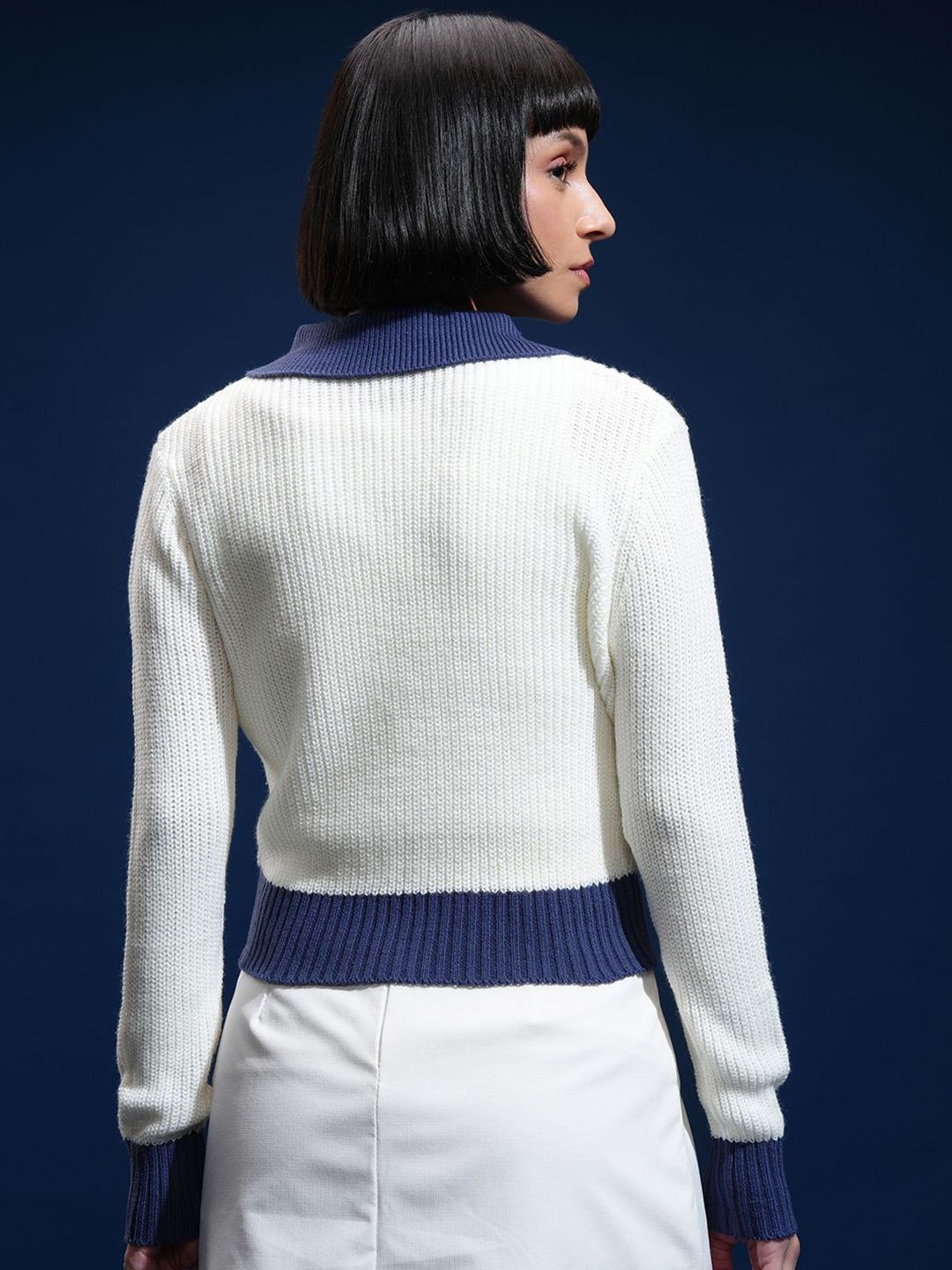 Tokyo Talkies Women Full Sleeve Cardigan Sweater