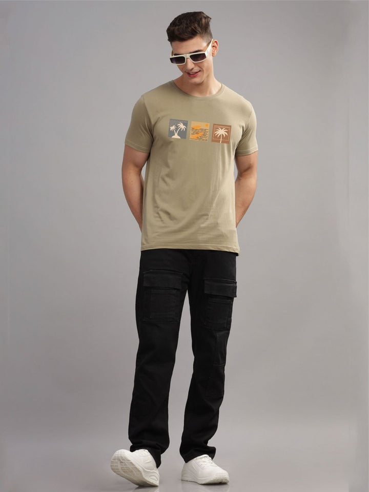 ADRO Men Printed T-shirt