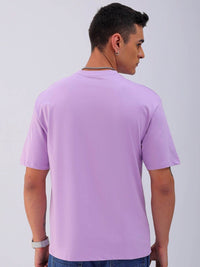 The Indian Garage Co Men Typography Printed Boxy Oversized Round Neck T-shirt
