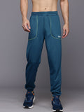 HRX by Hrithik Roshan Men Brand Logo Printed Detail Mid-Rise Rapid-Dry Training Joggers