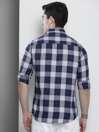 The Indian Garage Co Men Regular Fit Checked Casual Shirt
