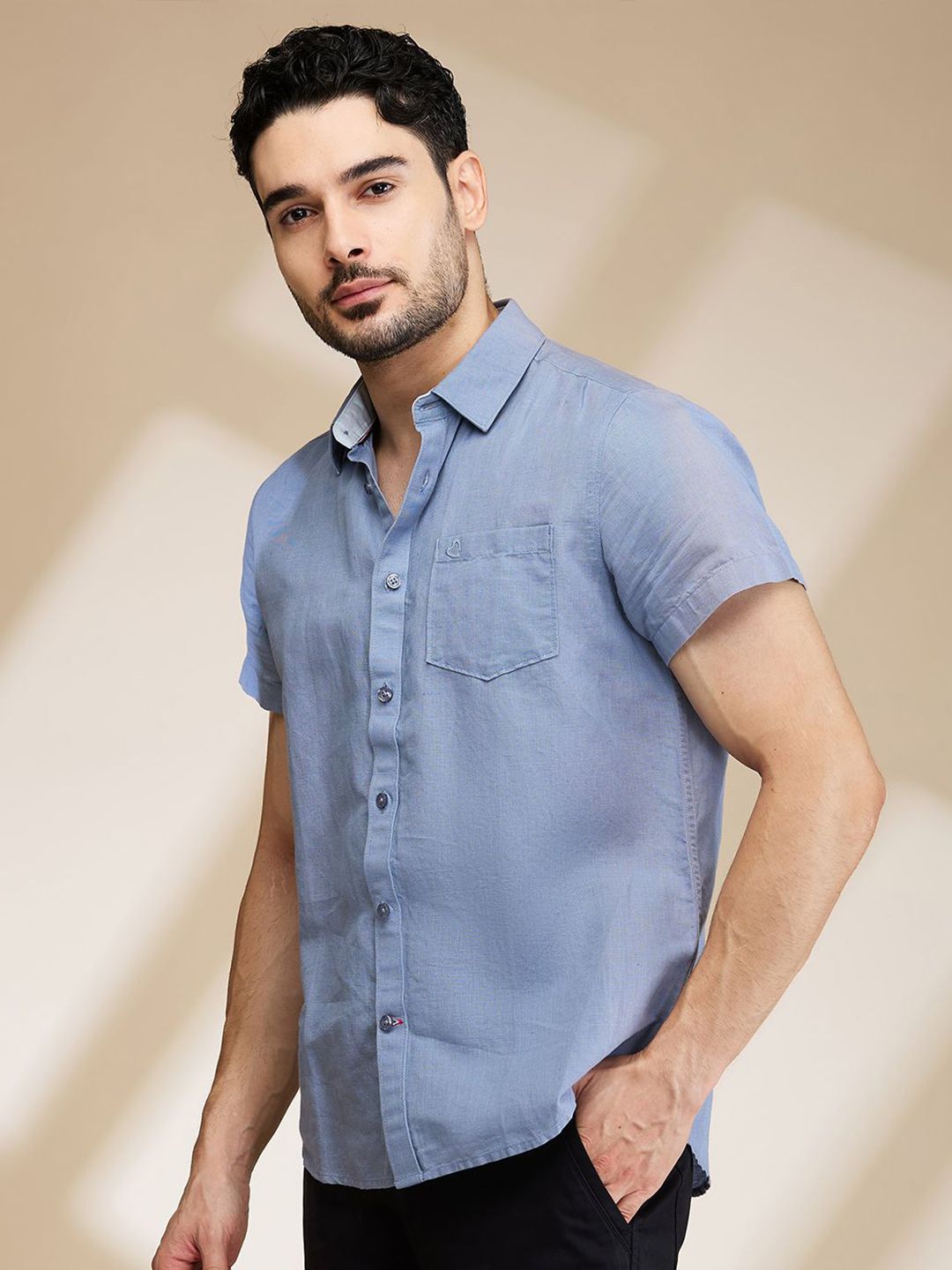 Being Human Men Slim Fit Opaque Casual Shirt