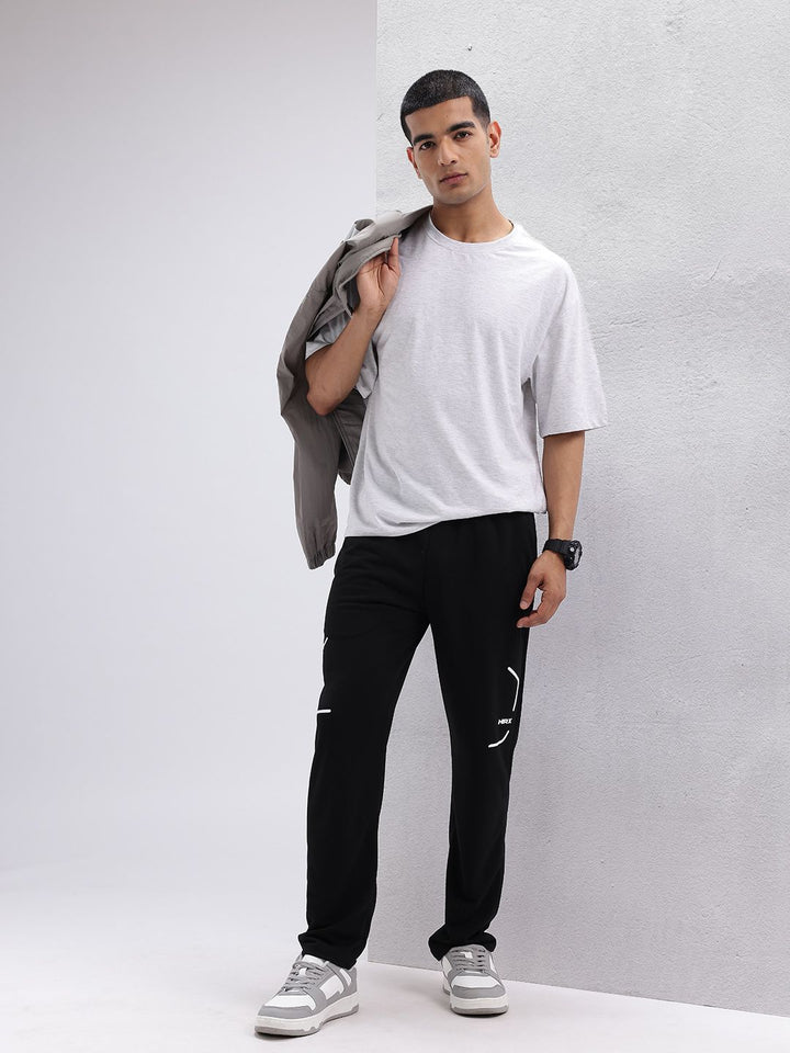 HRX by Hrithik Roshan Men Lifestyle Brand Logo Detail Track pants