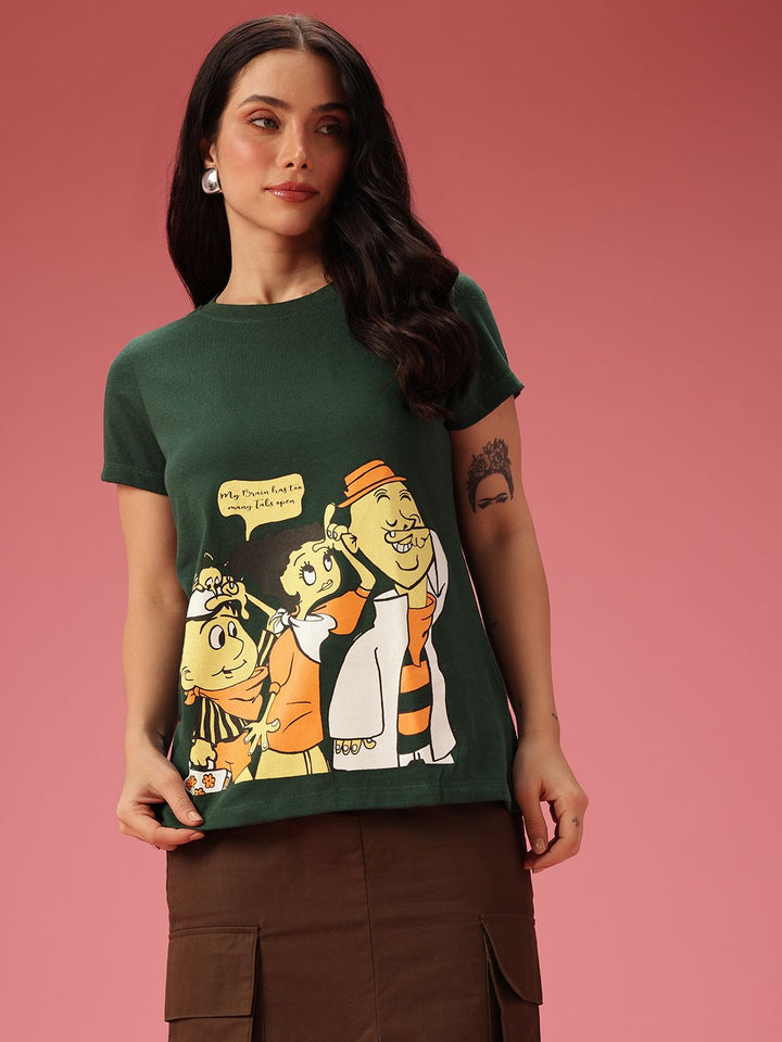 DressBerry Graphic Printed T-shirt