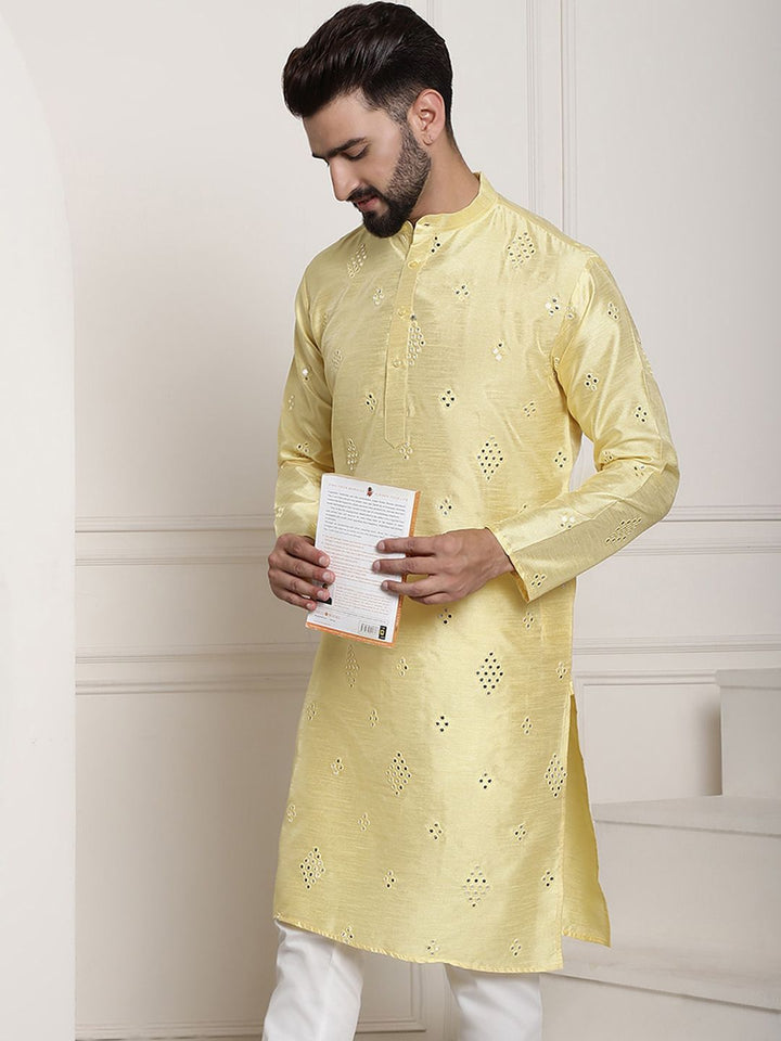 SOJANYA Kurta Kerja Cermin Sulam