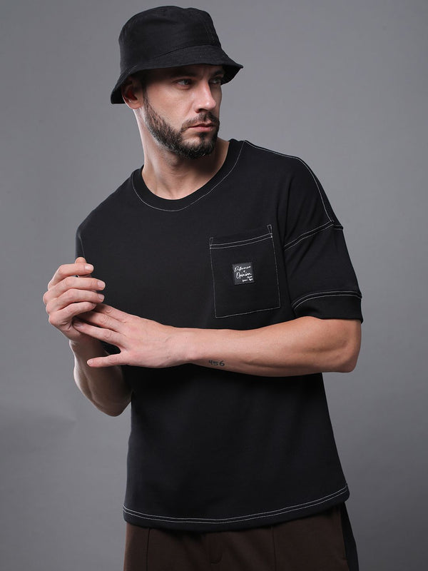 Difference of Opinion Men Oversized Drop Shoulder Ultra Soft Drapey Cotton T-Shirt