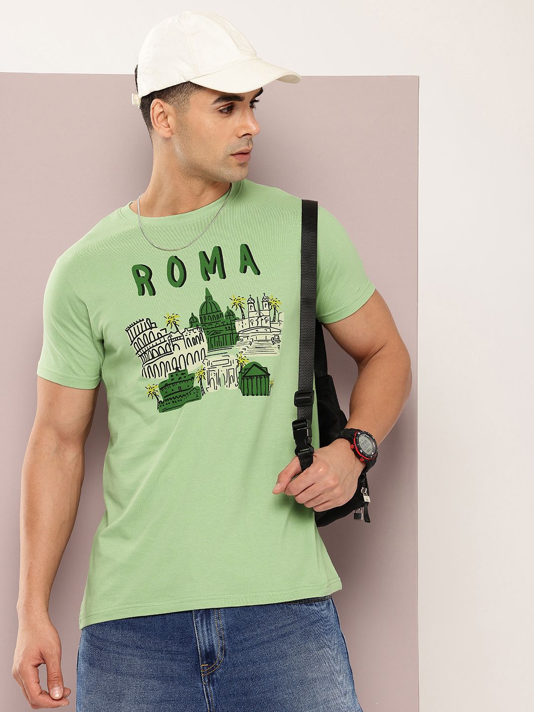 DILLINGER Men Printed Pure Cotton T-shirt