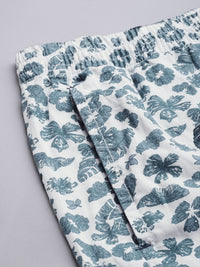 The Indian Garage Co Men White Printed Night suit