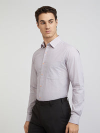 Raymond Slim Fit Striped Pure Cotton Formal Shirt