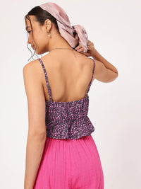 DressBerry Blazing Blossom Strappy A-line Top