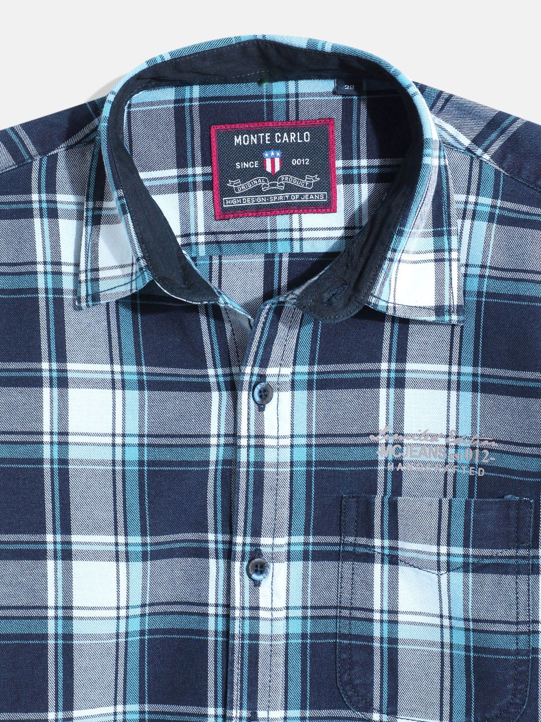 Monte Carlo Boys Checked Casual Smart Fit Shirt