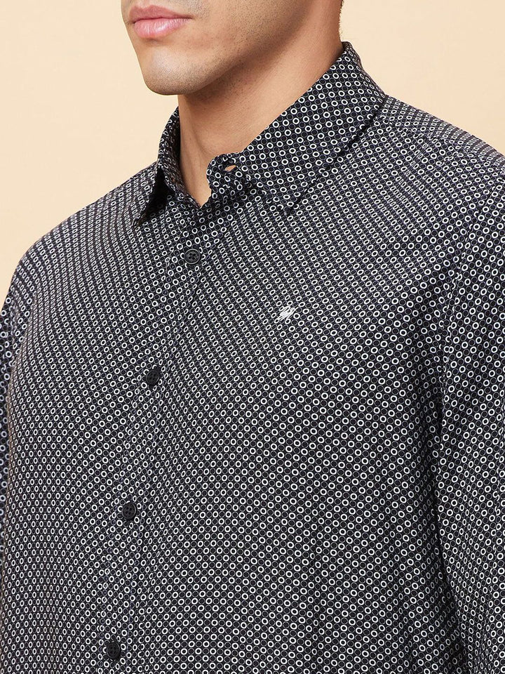 Being Human Men Slim Fit Opaque Printed Casual Shirt