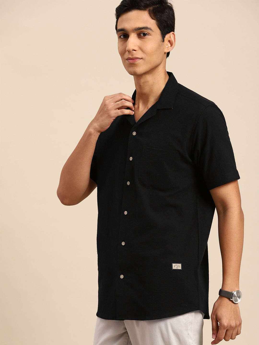 DENNISON Men Smart Opaque Casual Shirt