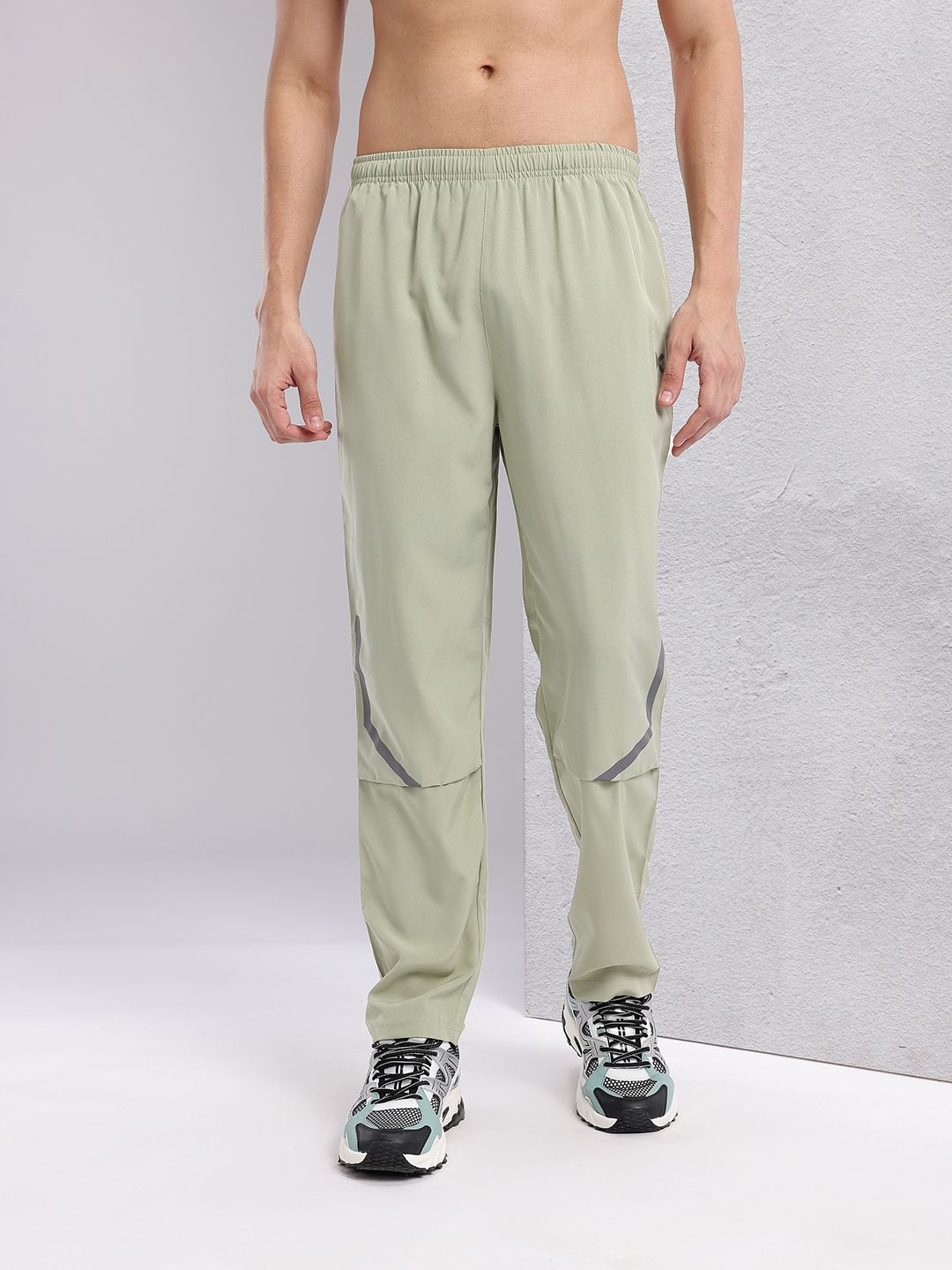 HRX by Hrithik Roshan Men Mid-Rise Rapid-Dry Running Track Pants