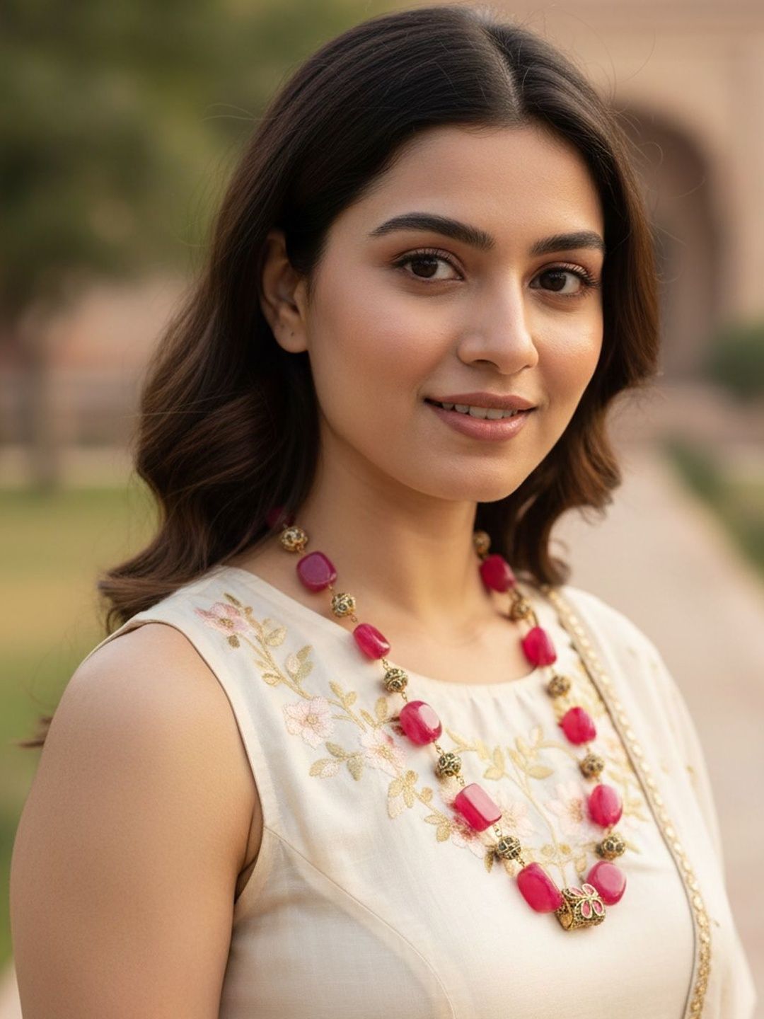 PANASH Brass Gold-Plated Necklace