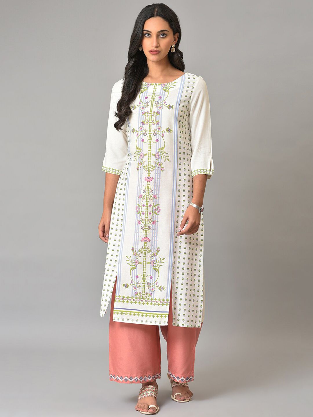 W Women Straight Fit Palazzos