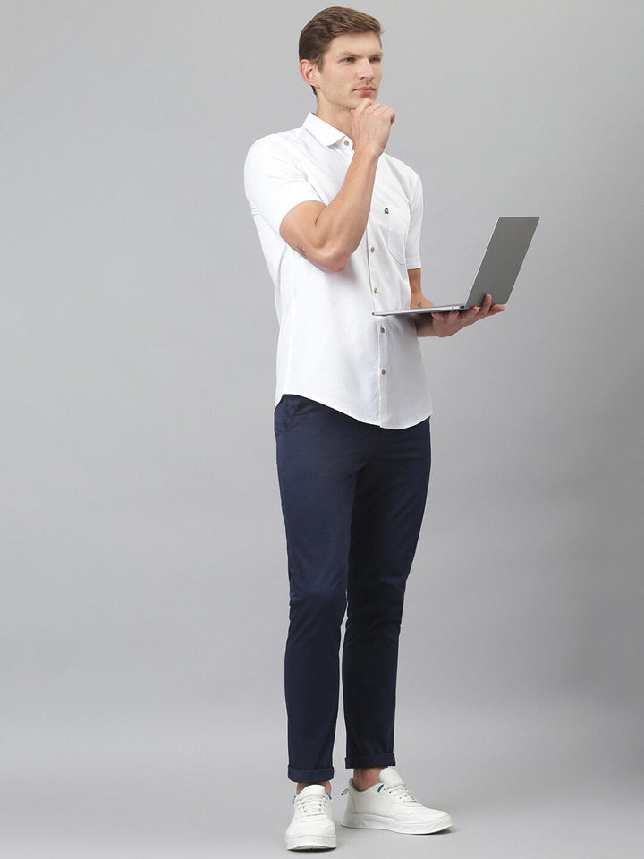 Thomas Scott Spread Collar Slim Fit Pure Cotton Shirt