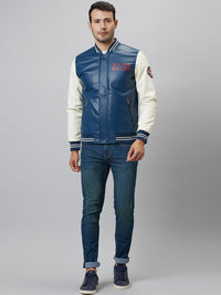 Being Human Typography Printed Cotton Varsity Jacket