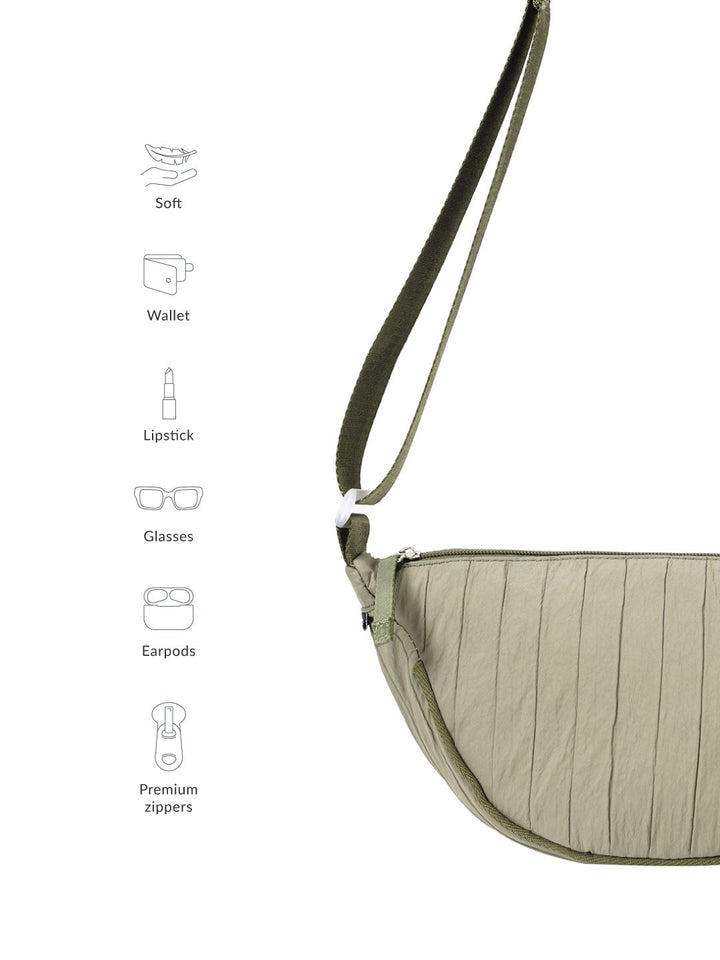 Lino Perros Textured Structured Sling Bag
