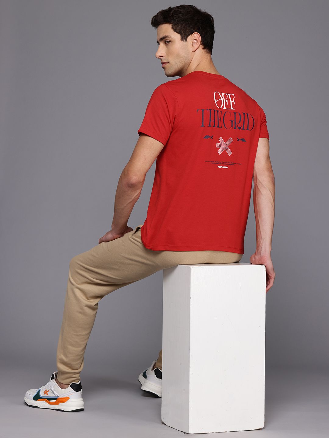 HRX by Hrithik Roshan Typography Printed T-shirt