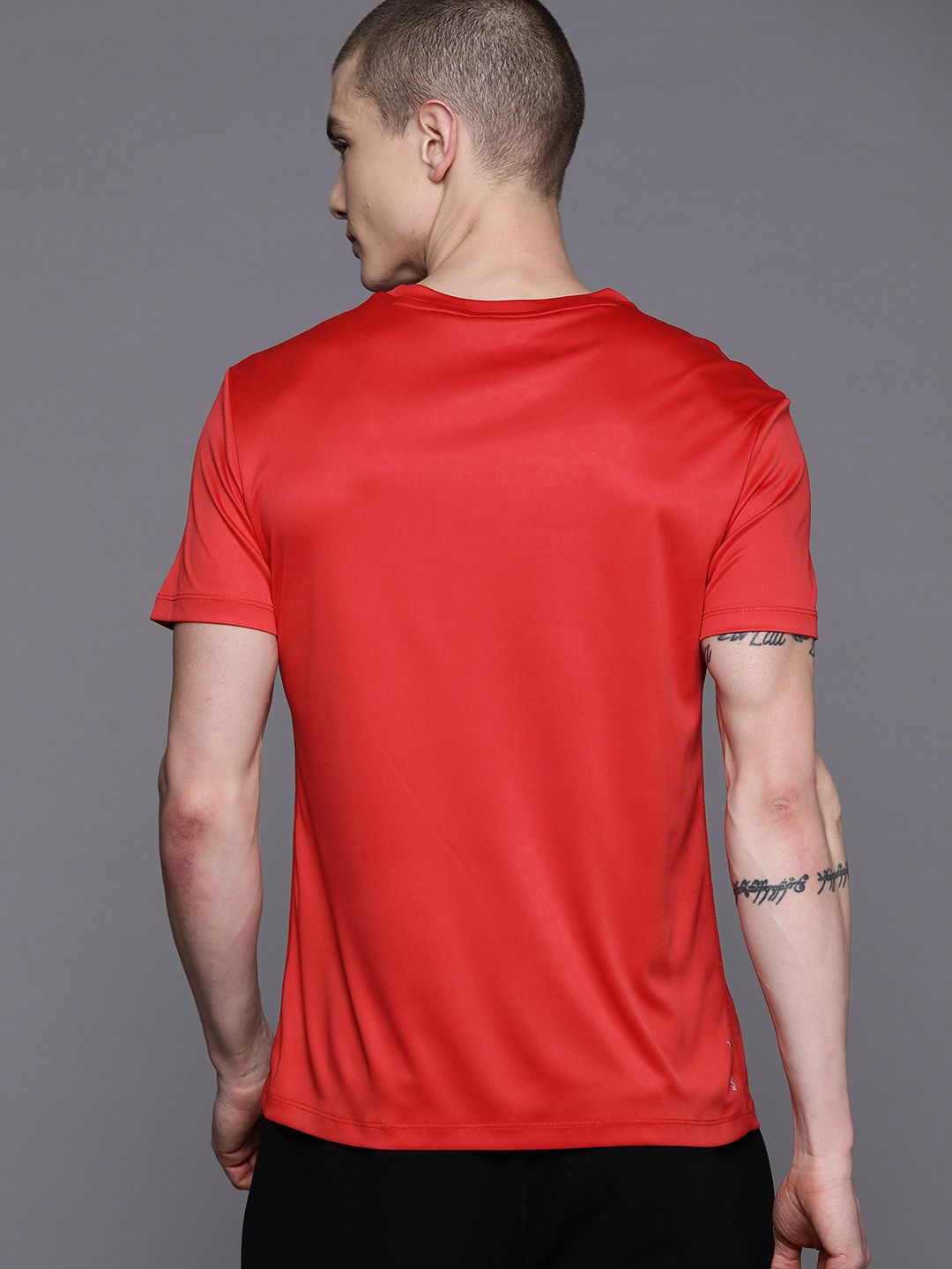 HRX by Hrithik Roshan Printed Rapid-Dry Training T-shirt