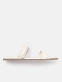 Lino Perros Women Open Toe Flats with Buckle Detail