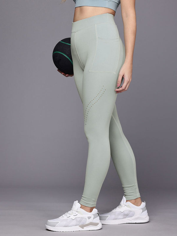 HRX by Hrithik Roshan Women PERFORMANCEBONDED Rapid-Dry Running Tights AW24_W_TG_KRS002_03