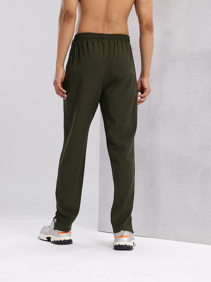 HRX by Hrithik Roshan Men Zipped Hem Rapid-Dry Training Track Pants