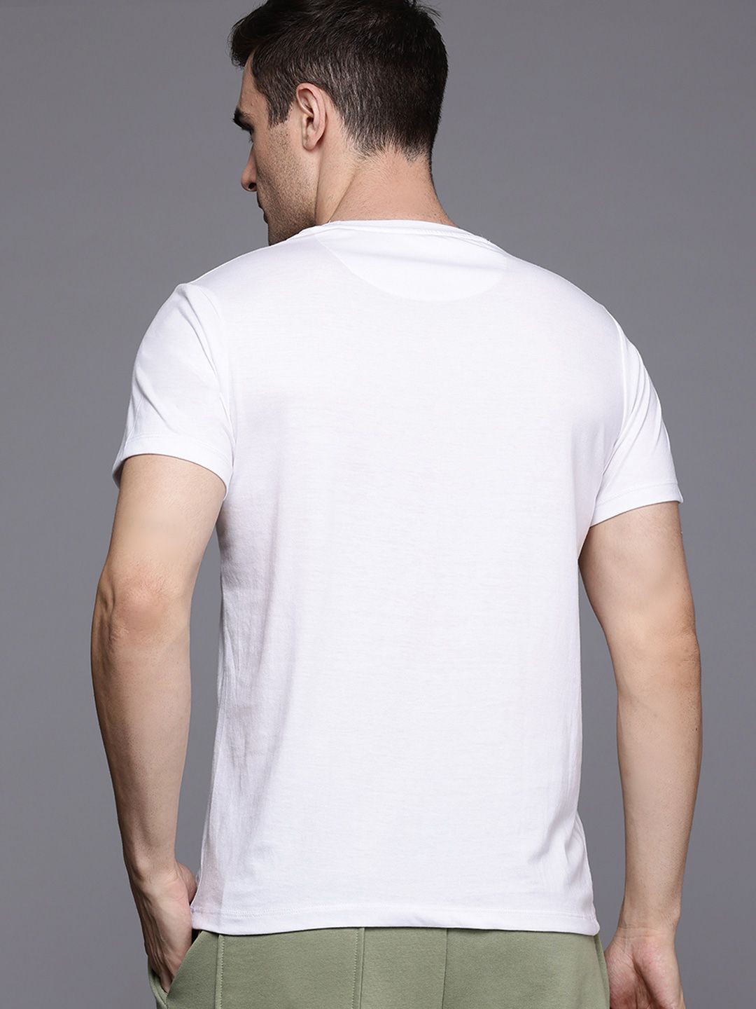 HRX by Hrithik Roshan Lifestyle Brand Logo Printed T-shirt