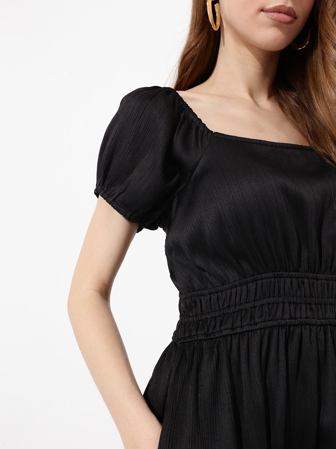 DressBerry Monochrome Muse A-Line Dress