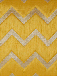 HOSTA HOMES Yellow & Gold-Toned Set of 2 Geometric Square Cushion Covers