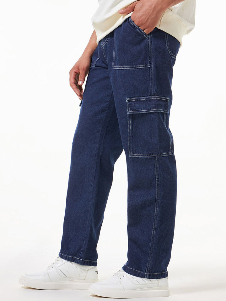 Bewakoof Men Baggy Cargo Jeans