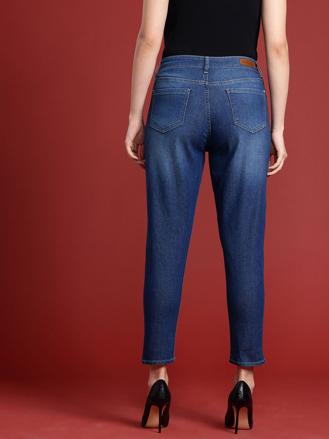 all about you Women Mom Fit Light Fade Stretchable Jeans