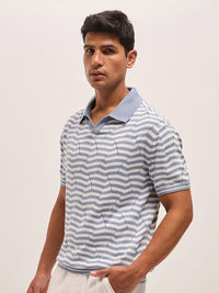 THE BEAR HOUSE Men Polo Collar T-shirt