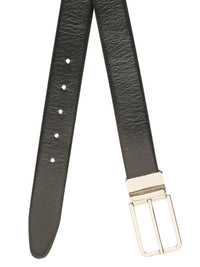Teakwood Leathers Men Textured Leather Reversible Belt