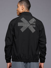 HRX by Hrithik Roshan Brand Logo Print Running Jacket