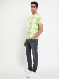RARE RABBIT Men Rings-4 Slim Fit Solid Polo Collar T-Shirt