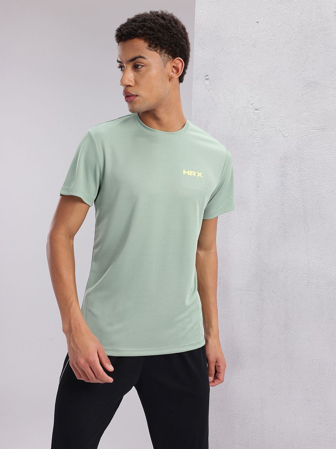 HRX by Hrithik Roshan Typography Print Rapid-Dry Running T-shirt