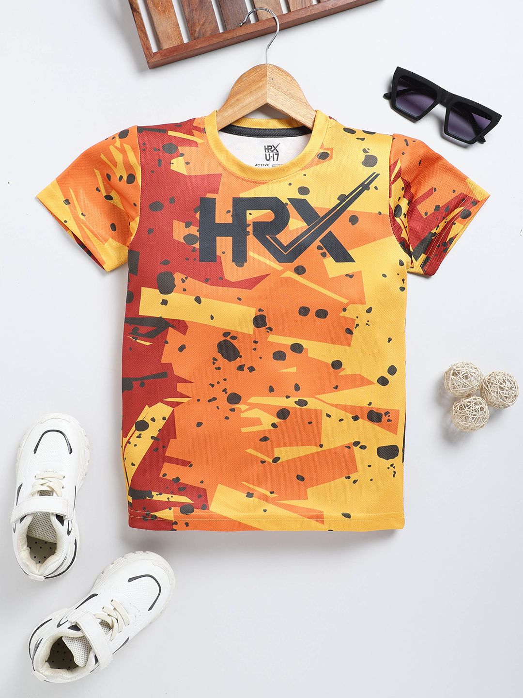HRX by Hrithik Roshan Boys Printed T-shirt