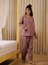 SANSKRUTIHOMES Women Pure Cotton Night suit