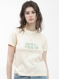 RAREISM Round Neck Short Sleeves Cotton T-shirt