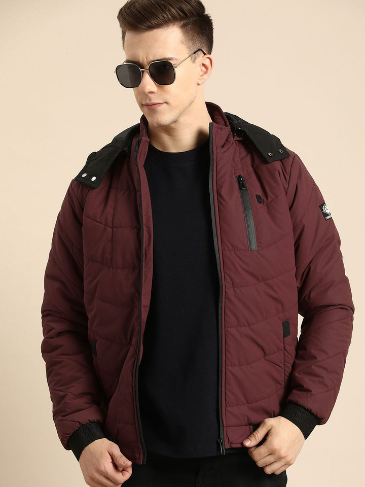 Being Human Detachable Hood Padded Jacket