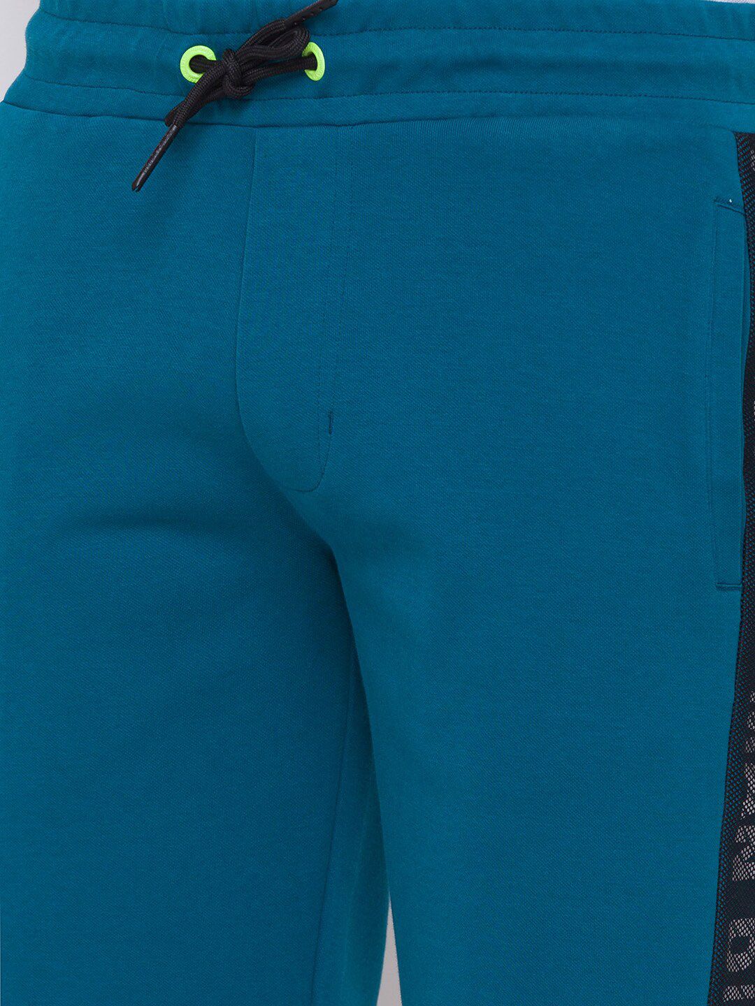 Being Human Men Blue Low-Rise Sports Shorts