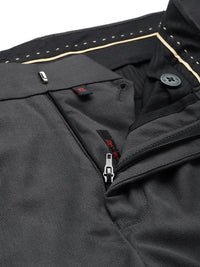 Raymond Men Textured Slim Fit Formal Trousers