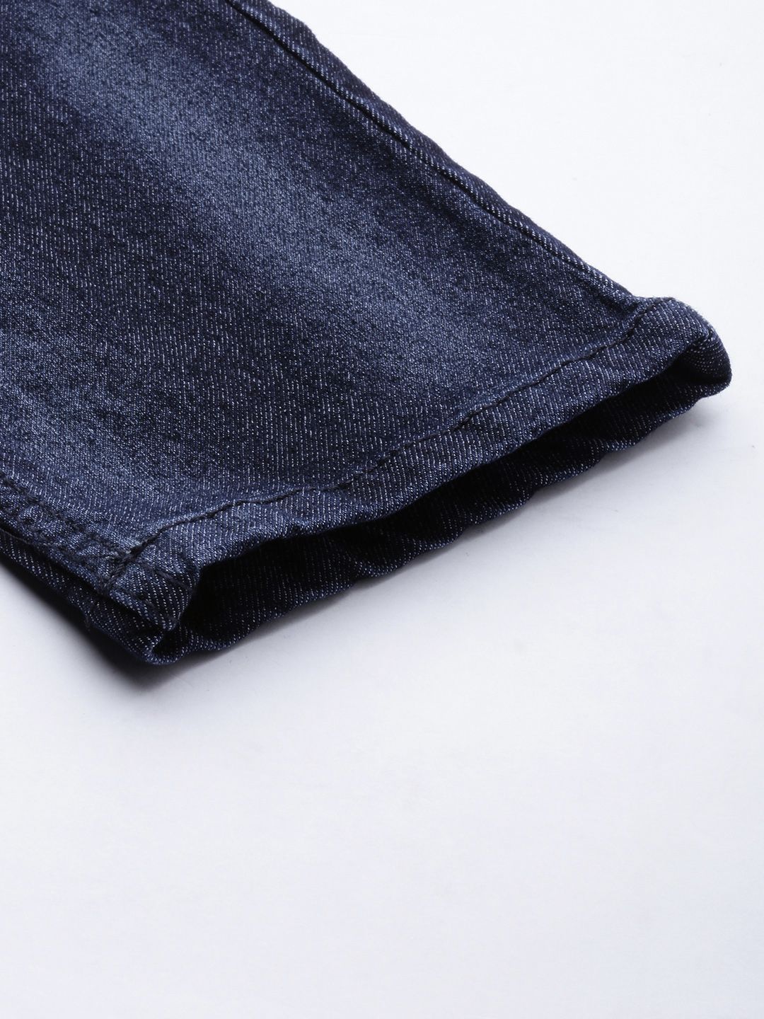 The Indian Garage Co Men Blue Slim Fit Light Fade Stretchable Jeans