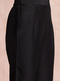 all about you Pleated Anarkali Kurta with Trousers & Dupatta